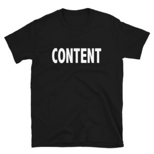 CONTENT Unisex T-Shirt